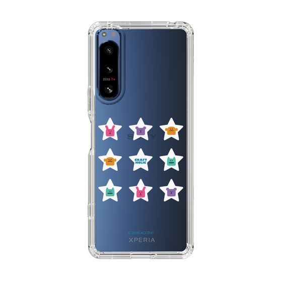 スリムプロテクションケース［ CRAFTHOLIC - Stars ］