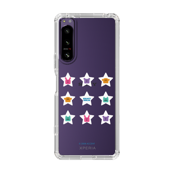 スリムプロテクションケース［ CRAFTHOLIC - Stars ］