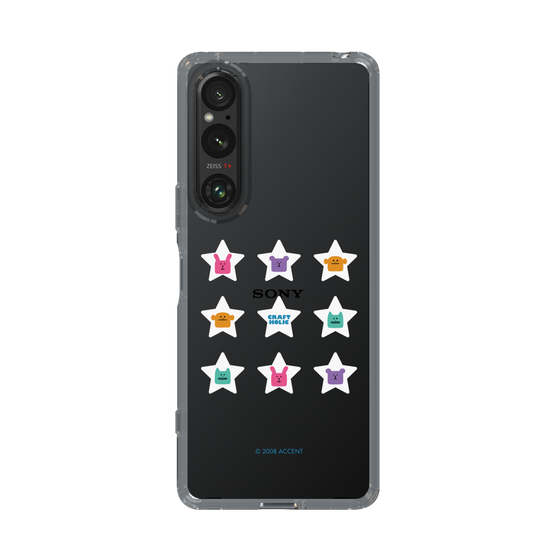 スリムプロテクションケース［ CRAFTHOLIC - Stars ］