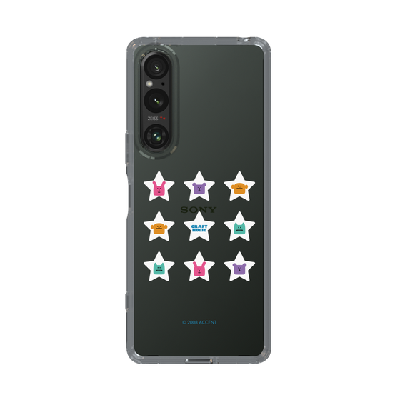 スリムプロテクションケース［ CRAFTHOLIC - Stars ］