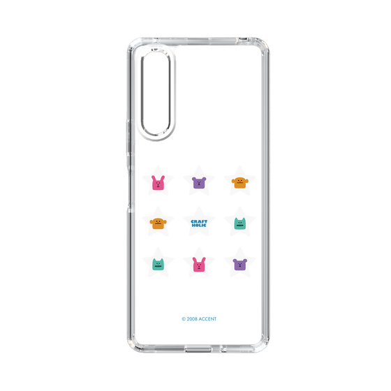 スリムプロテクションケース［ CRAFTHOLIC - Stars ］
