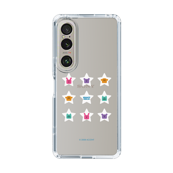 スリムプロテクションケース［ CRAFTHOLIC - Stars ］