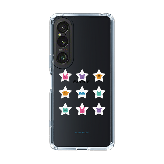 スリムプロテクションケース［ CRAFTHOLIC - Stars ］
