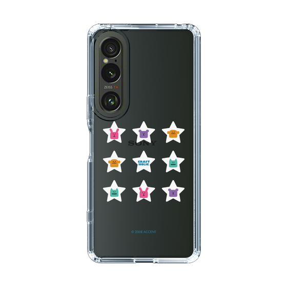 スリムプロテクションケース［ CRAFTHOLIC - Stars ］