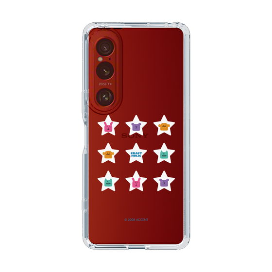 スリムプロテクションケース［ CRAFTHOLIC - Stars ］