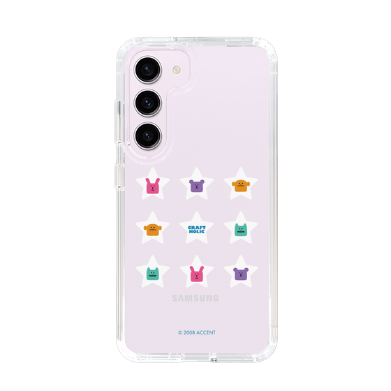 スリムプロテクションケース［ CRAFTHOLIC - Stars ］