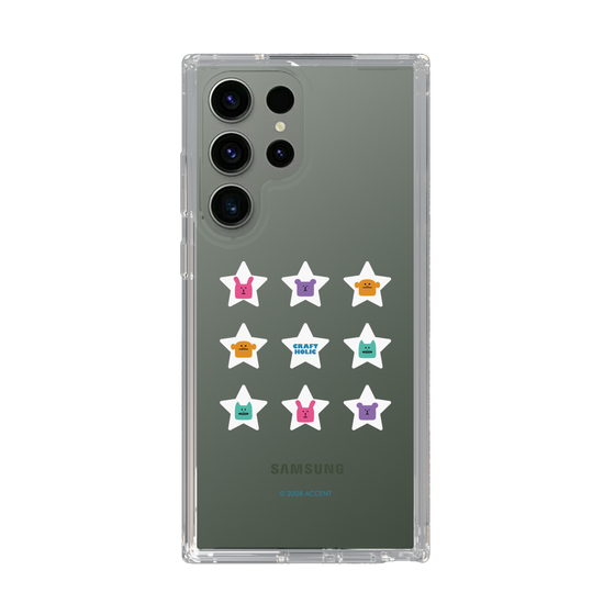 スリムプロテクションケース［ CRAFTHOLIC - Stars ］