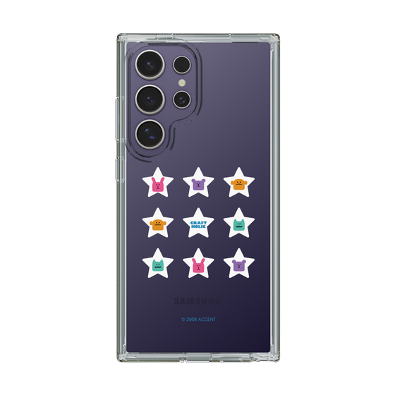 スリムプロテクションケース［ CRAFTHOLIC - Stars ］