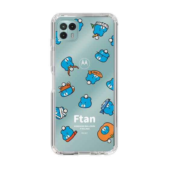 スリムプロテクションケース［ えふたん - 総柄 ］