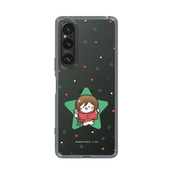 スリムプロテクションケース［ しろたん×初音ミク - MEIKO - しろたん変身 ］