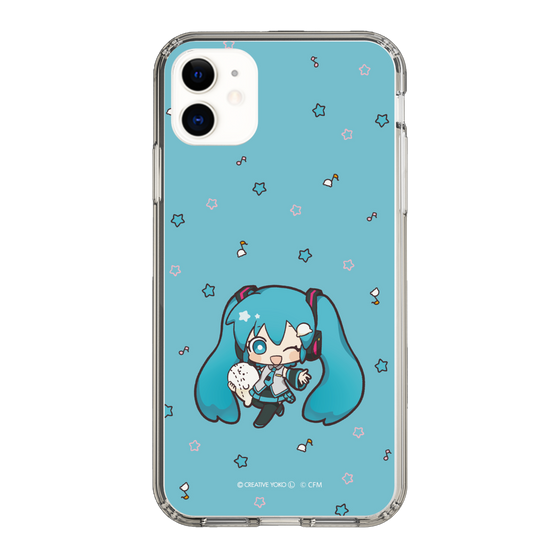 スリムプロテクションケース［ しろたん×初音ミク - 初音ミク - しろたんと一緒 ］