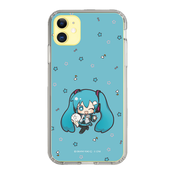 スリムプロテクションケース［ しろたん×初音ミク - 初音ミク - しろたんと一緒 ］