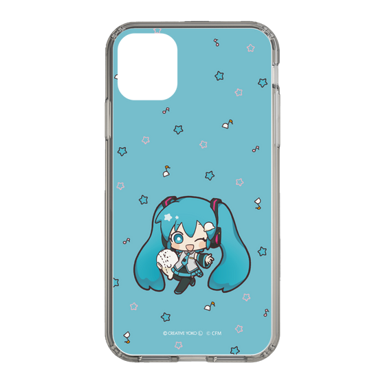 スリムプロテクションケース［ しろたん×初音ミク - 初音ミク - しろたんと一緒 ］