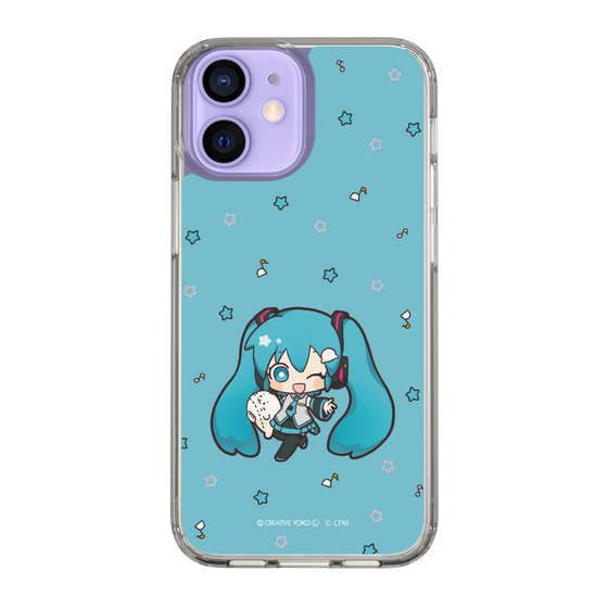 スリムプロテクションケース［ しろたん×初音ミク - 初音ミク - しろたんと一緒 ］