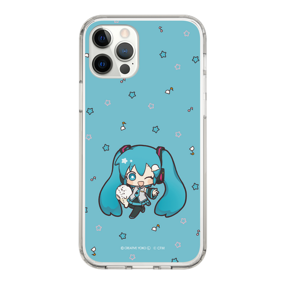 スリムプロテクションケース［ しろたん×初音ミク - 初音ミク - しろたんと一緒 ］