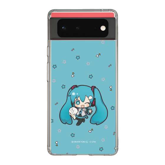 スリムプロテクションケース［ しろたん×初音ミク - 初音ミク - しろたんと一緒 ］