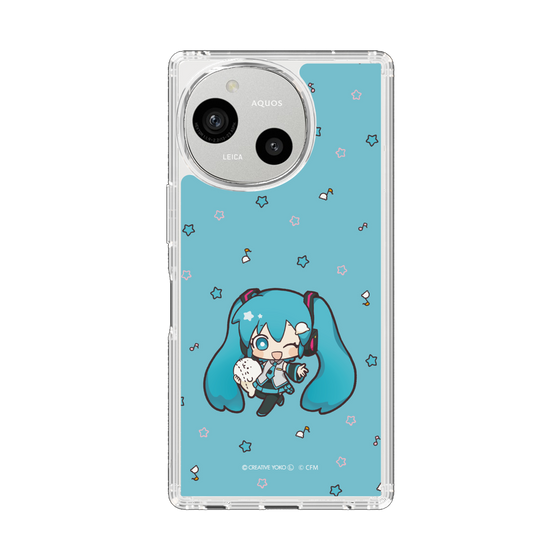 スリムプロテクションケース［ しろたん×初音ミク - 初音ミク - しろたんと一緒 ］