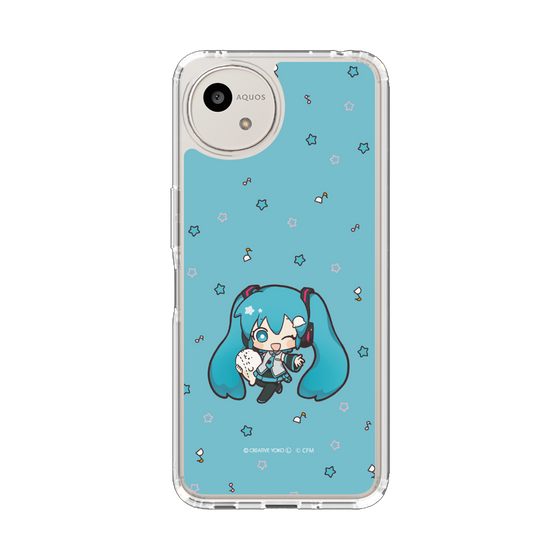 スリムプロテクションケース［ しろたん×初音ミク - 初音ミク - しろたんと一緒 ］