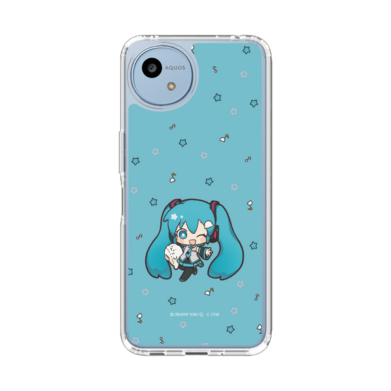 スリムプロテクションケース［ しろたん×初音ミク - 初音ミク - しろたんと一緒 ］