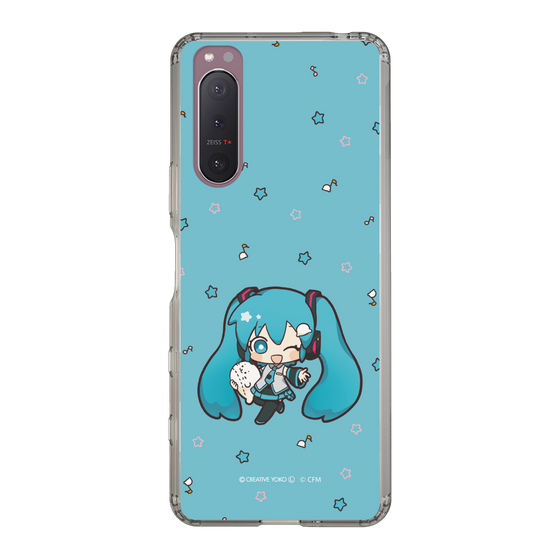 スリムプロテクションケース［ しろたん×初音ミク - 初音ミク - しろたんと一緒 ］