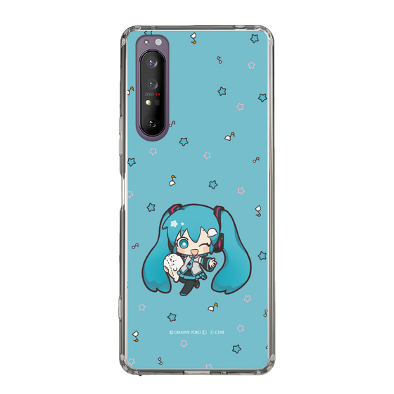 スリムプロテクションケース［ しろたん×初音ミク - 初音ミク - しろたんと一緒 ］