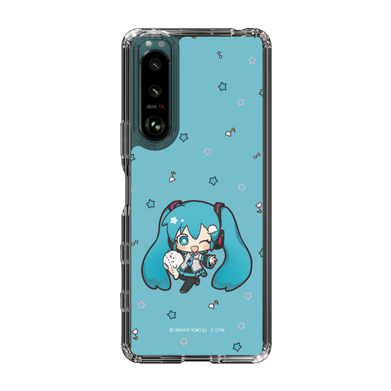 スリムプロテクションケース［ しろたん×初音ミク - 初音ミク - しろたんと一緒 ］