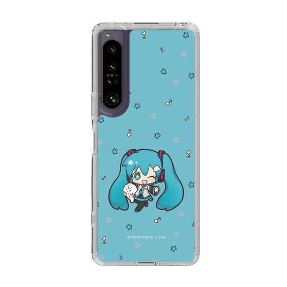 スリムプロテクションケース［ しろたん×初音ミク - 初音ミク - しろたんと一緒 ］