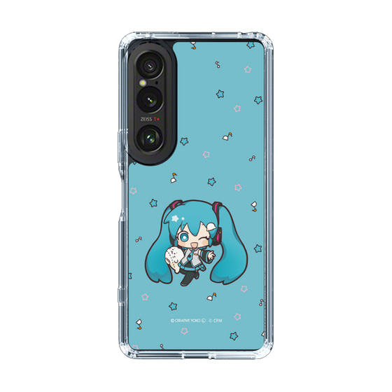 スリムプロテクションケース［ しろたん×初音ミク - 初音ミク - しろたんと一緒 ］