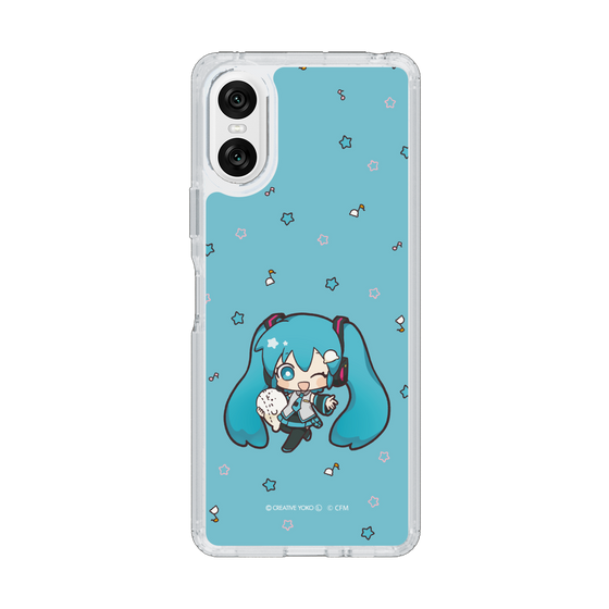 スリムプロテクションケース［ しろたん×初音ミク - 初音ミク - しろたんと一緒 ］
