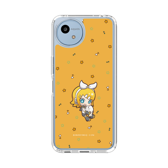 スリムプロテクションケース［ しろたん×初音ミク - 鏡音リン - しろたんと一緒 ］