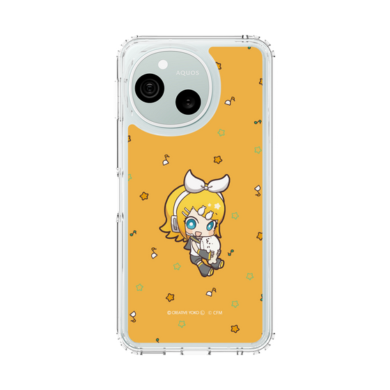 スリムプロテクションケース［ しろたん×初音ミク - 鏡音リン - しろたんと一緒 ］