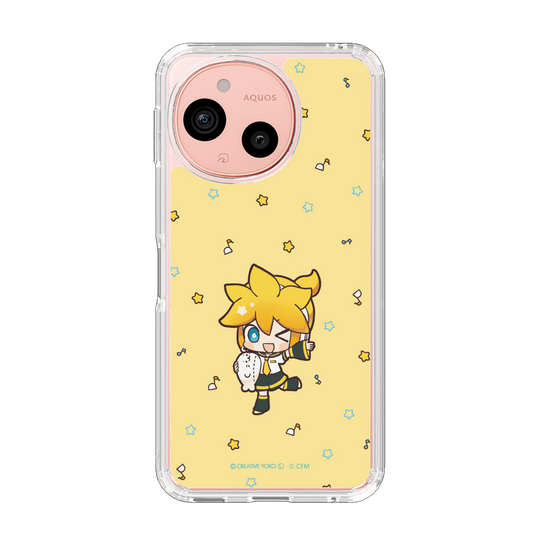 スリムプロテクションケース［ しろたん×初音ミク - 鏡音レン - しろたんと一緒 ］