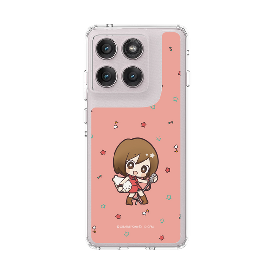 スリムプロテクションケース［ しろたん×初音ミク - MEIKO - しろたんと一緒 ］