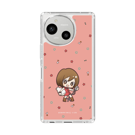 スリムプロテクションケース［ しろたん×初音ミク - MEIKO - しろたんと一緒 ］