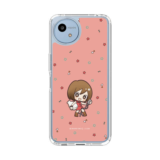 スリムプロテクションケース［ しろたん×初音ミク - MEIKO - しろたんと一緒 ］