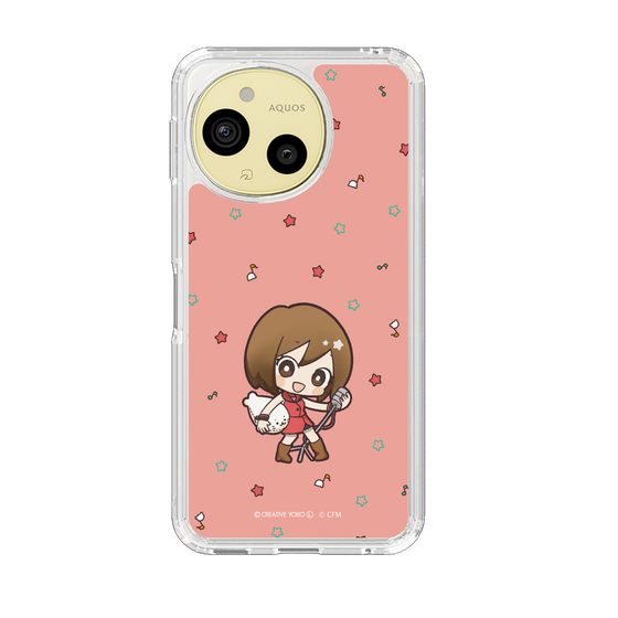 スリムプロテクションケース［ しろたん×初音ミク - MEIKO - しろたんと一緒 ］