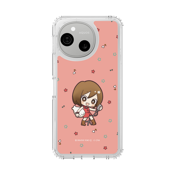 スリムプロテクションケース［ しろたん×初音ミク - MEIKO - しろたんと一緒 ］