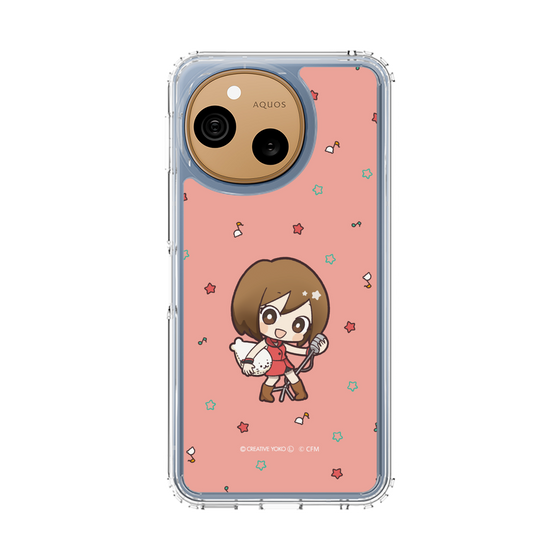 スリムプロテクションケース［ しろたん×初音ミク - MEIKO - しろたんと一緒 ］