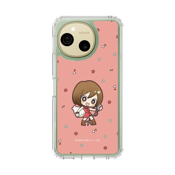 スリムプロテクションケース［ しろたん×初音ミク - MEIKO - しろたんと一緒 ］