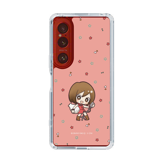 スリムプロテクションケース［ しろたん×初音ミク - MEIKO - しろたんと一緒 ］