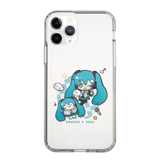 スリムプロテクションケース［ しろたん×初音ミク - しろたん×初音ミク ］