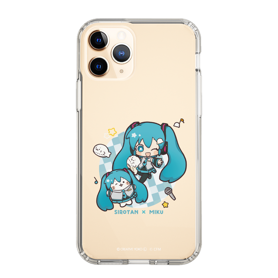スリムプロテクションケース［ しろたん×初音ミク - しろたん×初音ミク ］