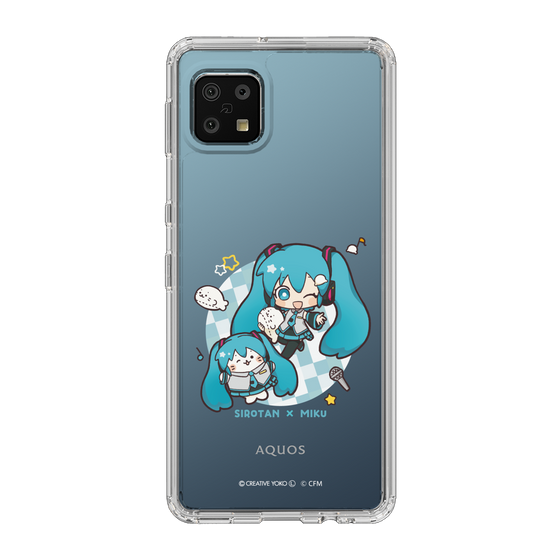 スリムプロテクションケース［ しろたん×初音ミク - しろたん×初音ミク ］