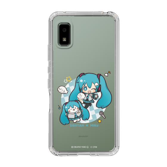 スリムプロテクションケース［ しろたん×初音ミク - しろたん×初音ミク ］