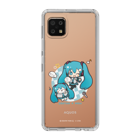 スリムプロテクションケース［ しろたん×初音ミク - しろたん×初音ミク ］