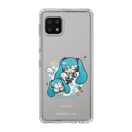 スリムプロテクションケース［ しろたん×初音ミク - しろたん×初音ミク ］