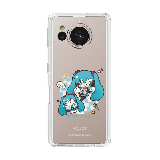 スリムプロテクションケース［ しろたん×初音ミク - しろたん×初音ミク ］