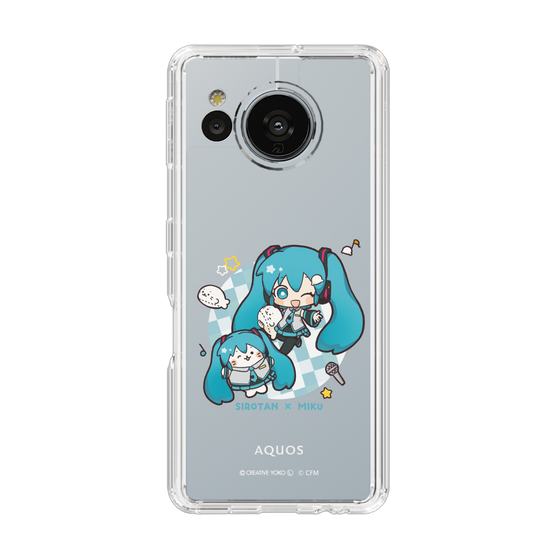 スリムプロテクションケース［ しろたん×初音ミク - しろたん×初音ミク ］