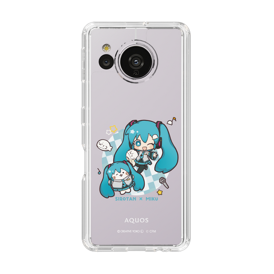 スリムプロテクションケース［ しろたん×初音ミク - しろたん×初音ミク ］