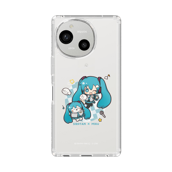 スリムプロテクションケース［ しろたん×初音ミク - しろたん×初音ミク ］